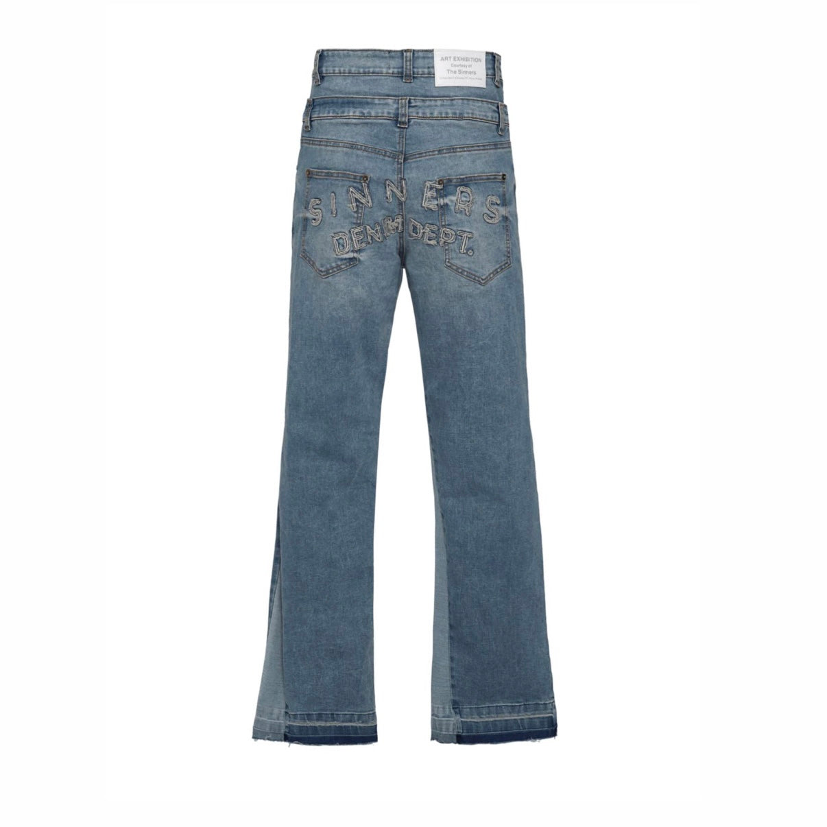 JEAN SINNERS DOUBLE BLUE FLARED