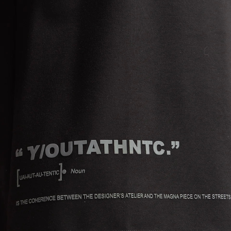 CAMISETA Y-OUT NEGRA NO WASTE