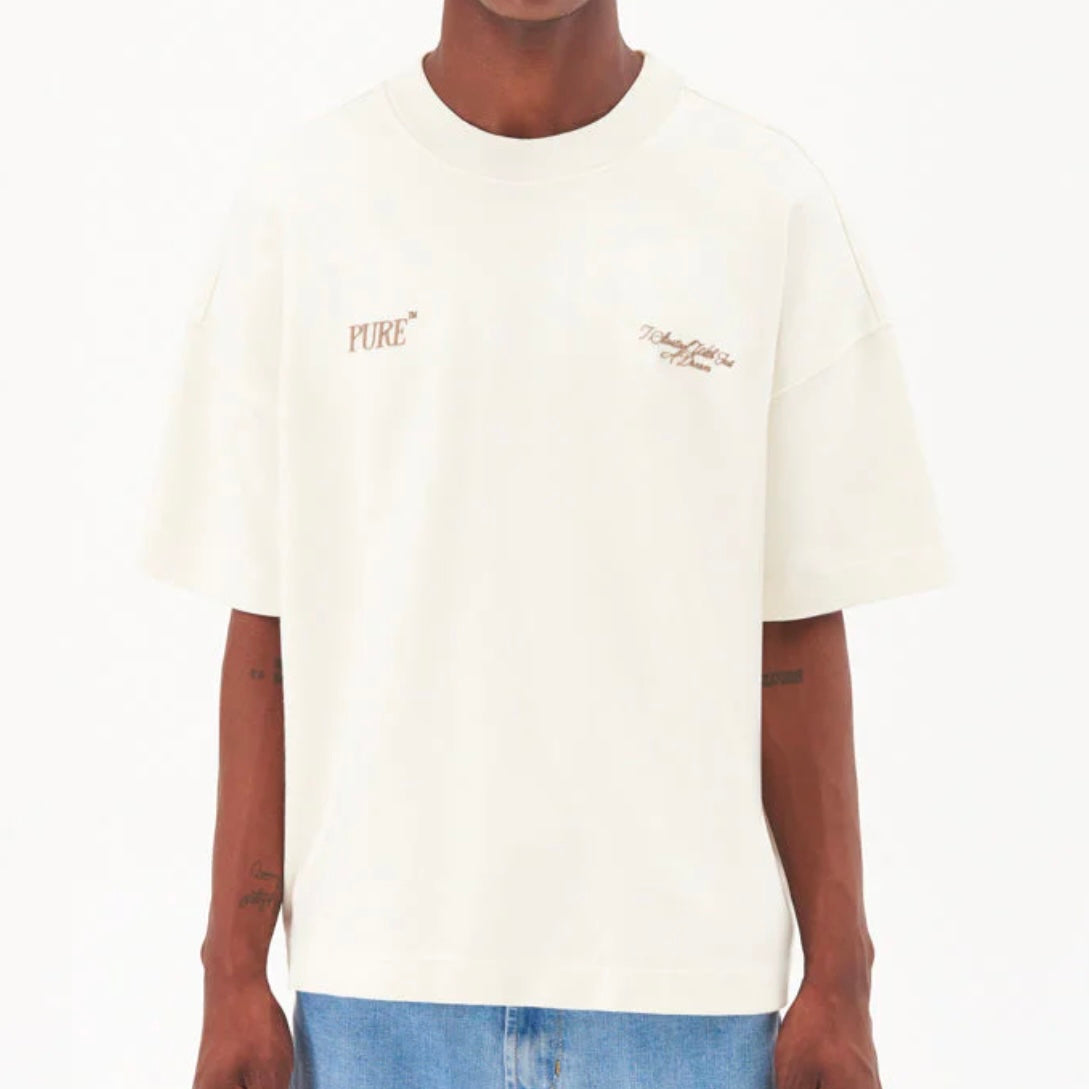 CAMISETA PURE CLASIZ BOZO FIT CREAM