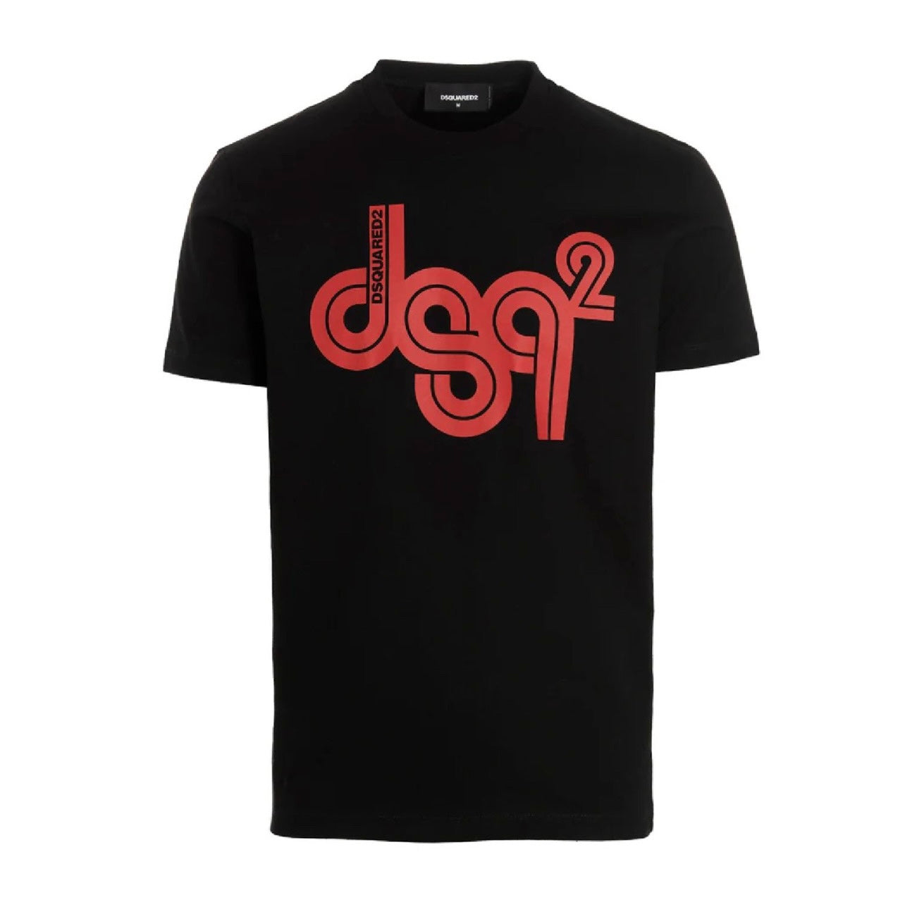 CAMISETA DSQUARED2 NEGRO/ROJO