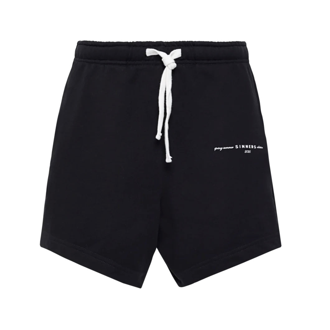 SHORT SINNERS GARMENTS  BLACK