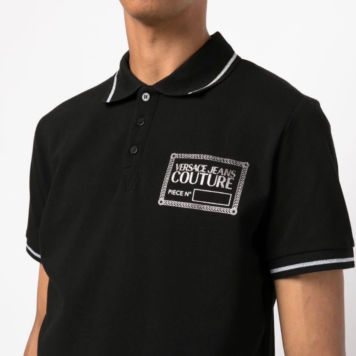 CAMISETA POLO LOGOTIPO VERSACE JEANS COUTURE