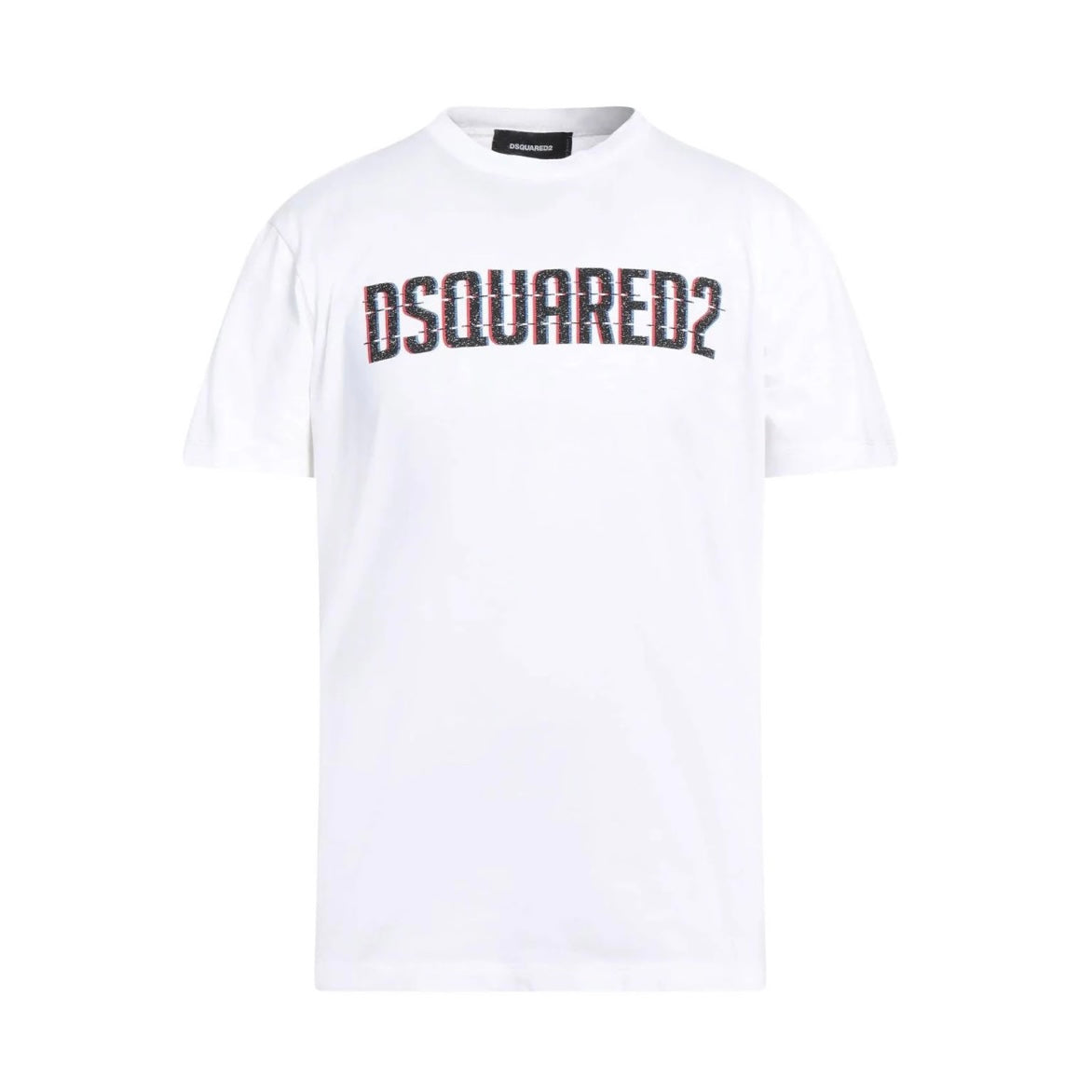 CAMISETA DSQUARED PIXEL BLANCA