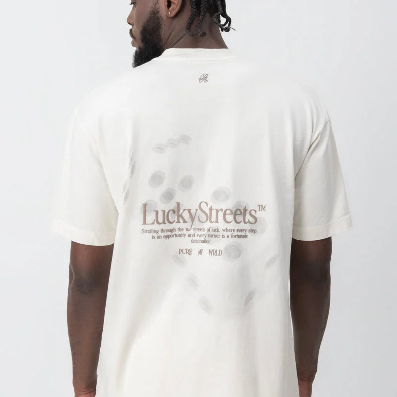 CAMISETA PURE LUCKY STREETS CREAM