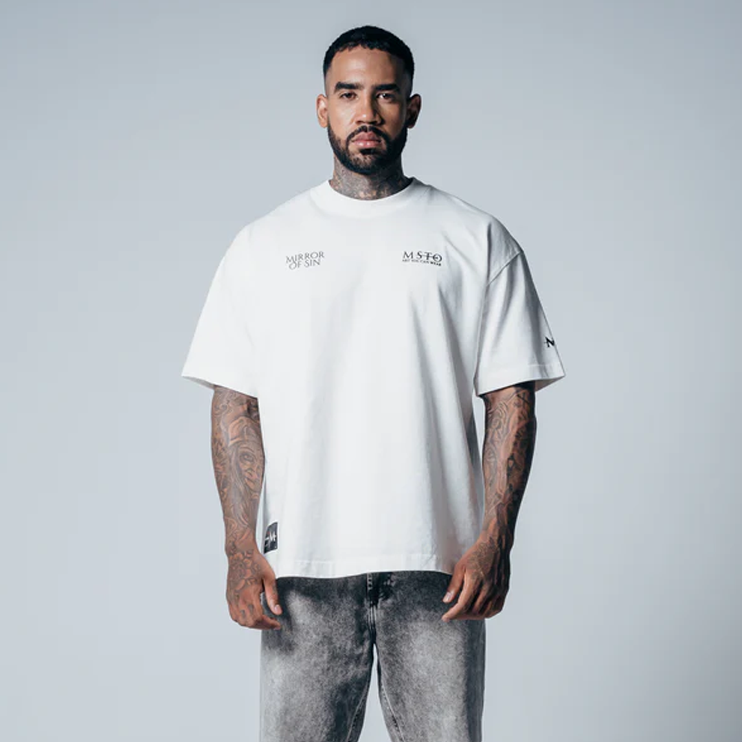 CAMISETA OVERSIZE BÁSICA MOF CRUDA