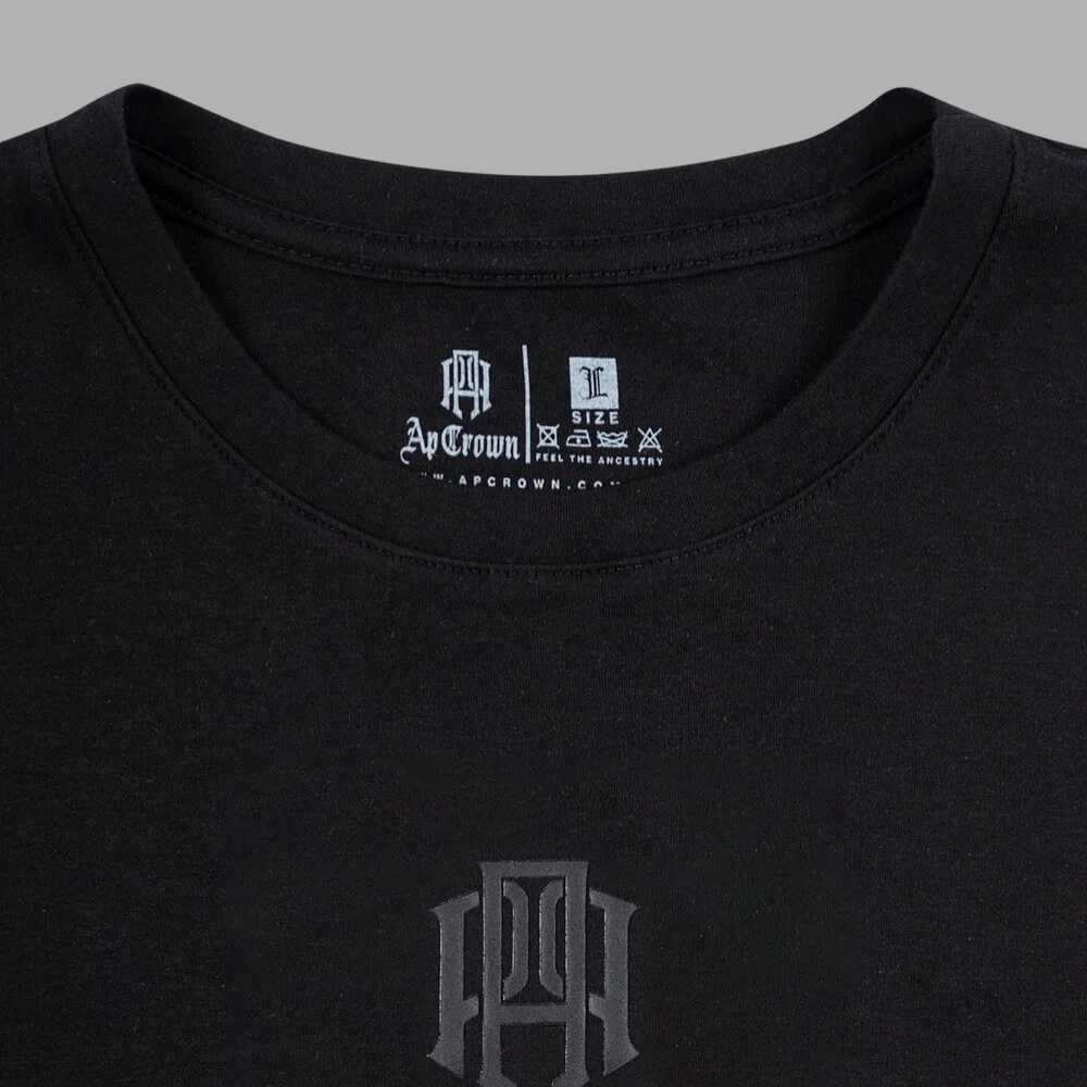 CAMISETA AP CROWN CIRCLE DIMENSION BLACK