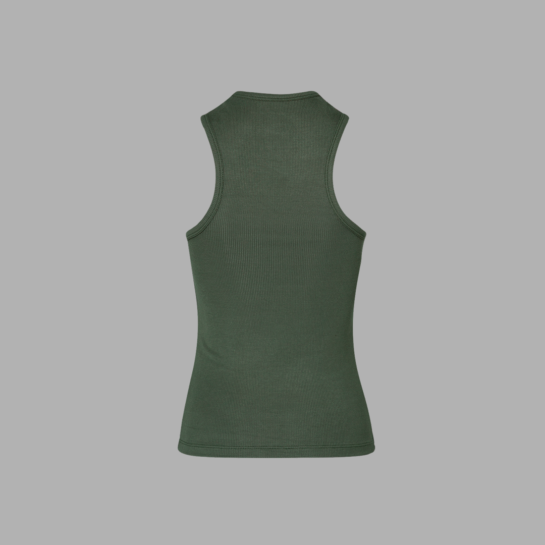 TOP DO OVER LAB GREEN MONOGRAM TANK UNISEX