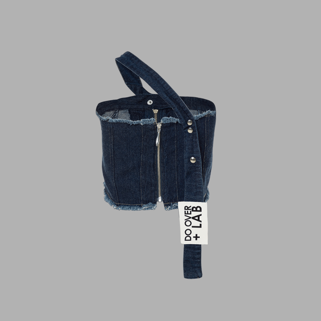 TOP JEAN DO OVER LAB DENIM WRAP