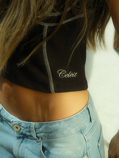 CAMISETA CELEIT FRAME BLACK