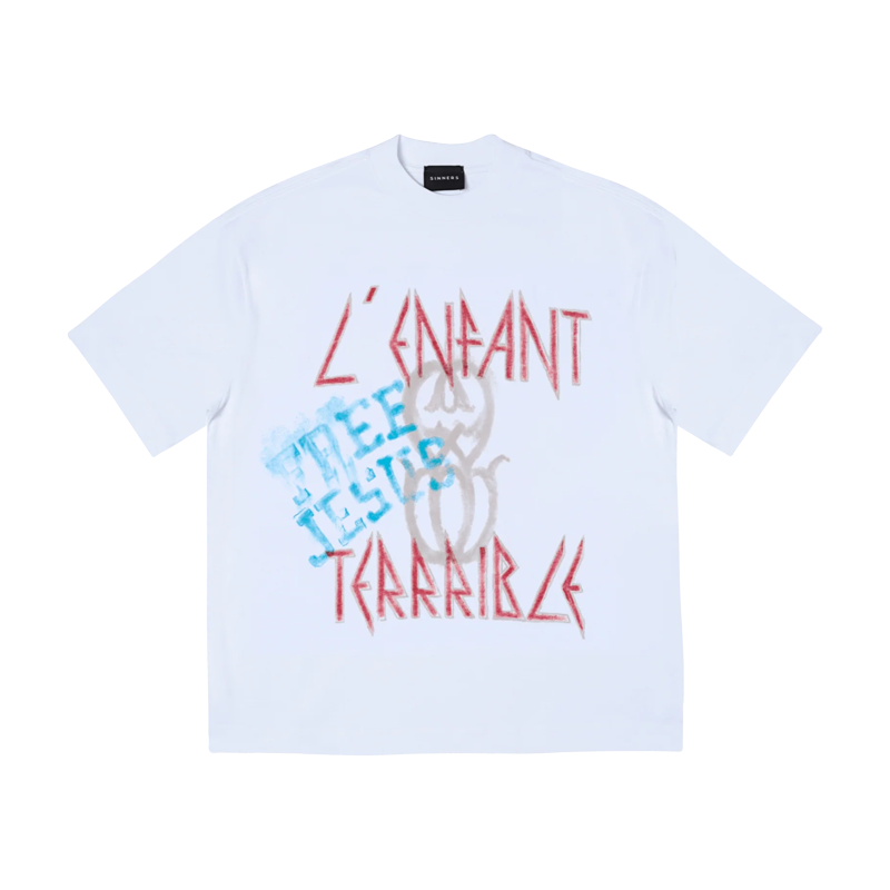 CAMISETA SINNERS L’ENFANT MONOGRAM WHITE