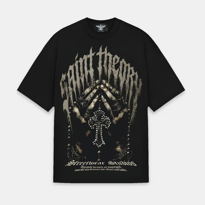 CAMISETA SAINT THEORY EVANGELIUM BLACK