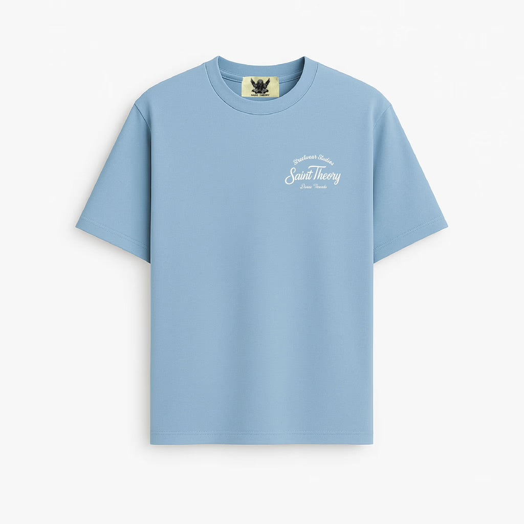 CAMISETA SAINT THEORY STREETWEAR STUDIO AZUL CLARO