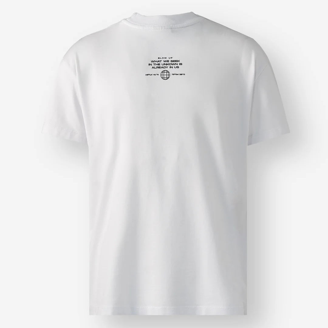 CAMISETA BLOW UP GRANADA BORDADA BLANCA