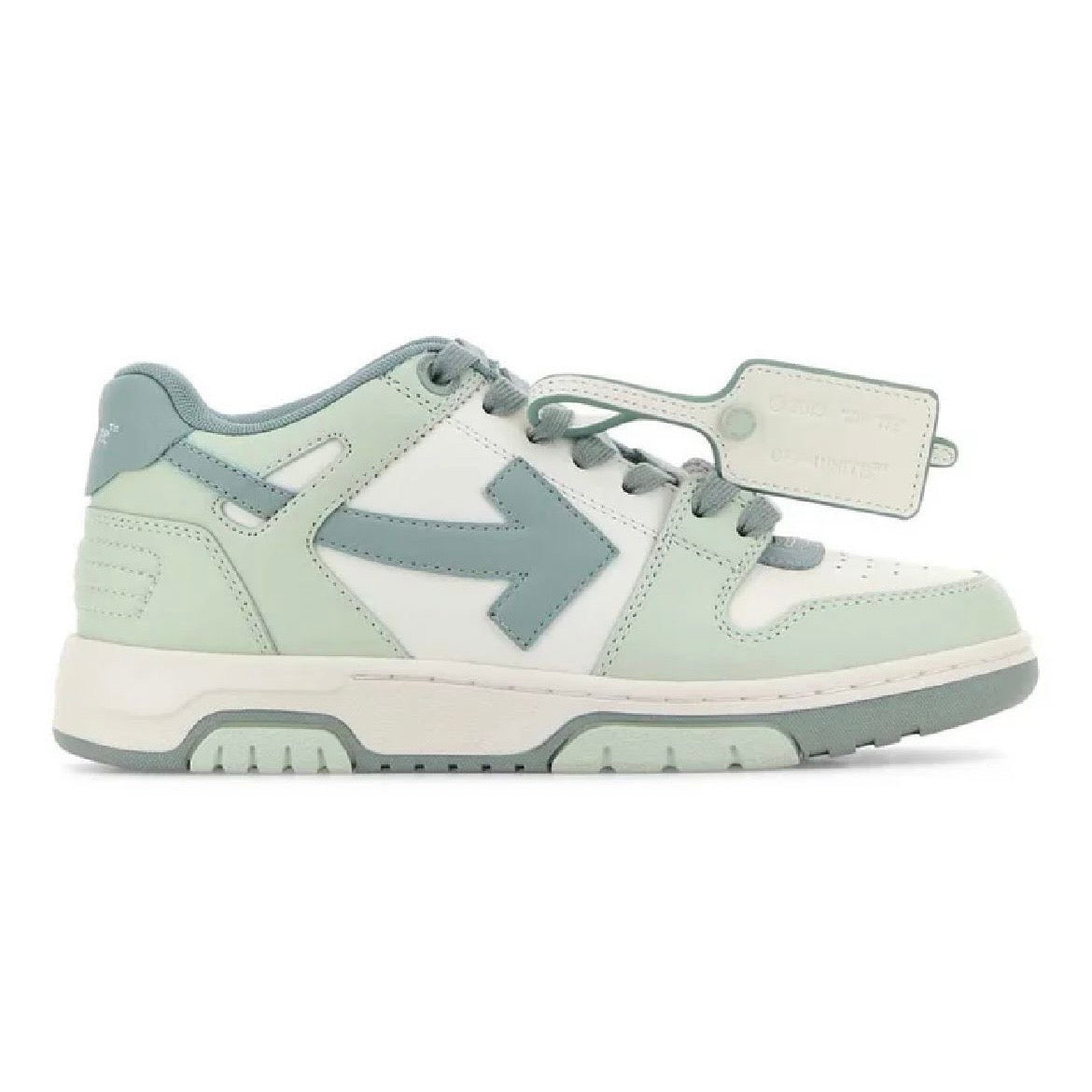 ZAPATOS OFF WHITE OUT OF OFFICE AZUL MENTA
