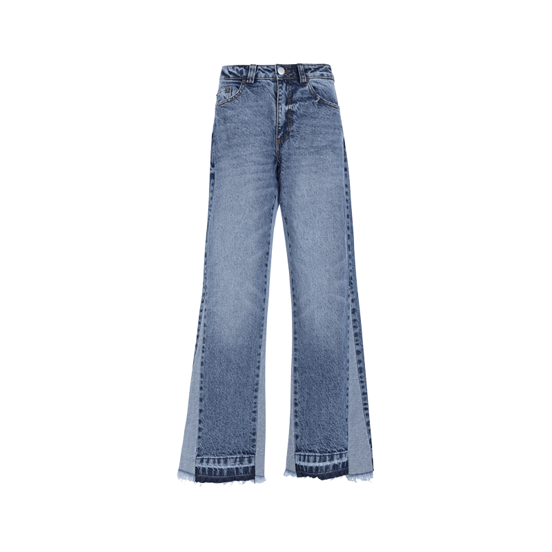 JEAN SINNERS EMBROIDERED FLARED