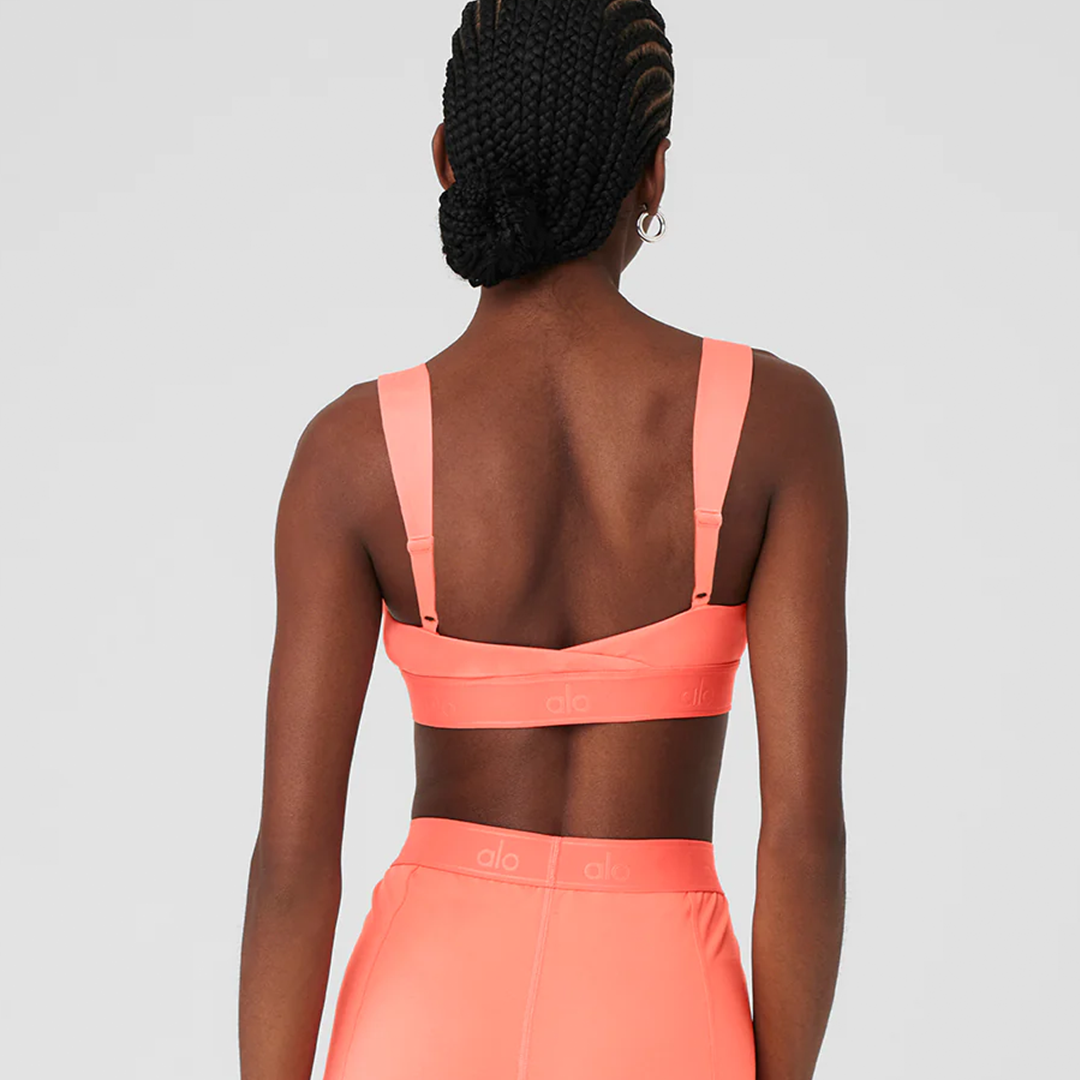 TOP ALO NARANJA CIERRES