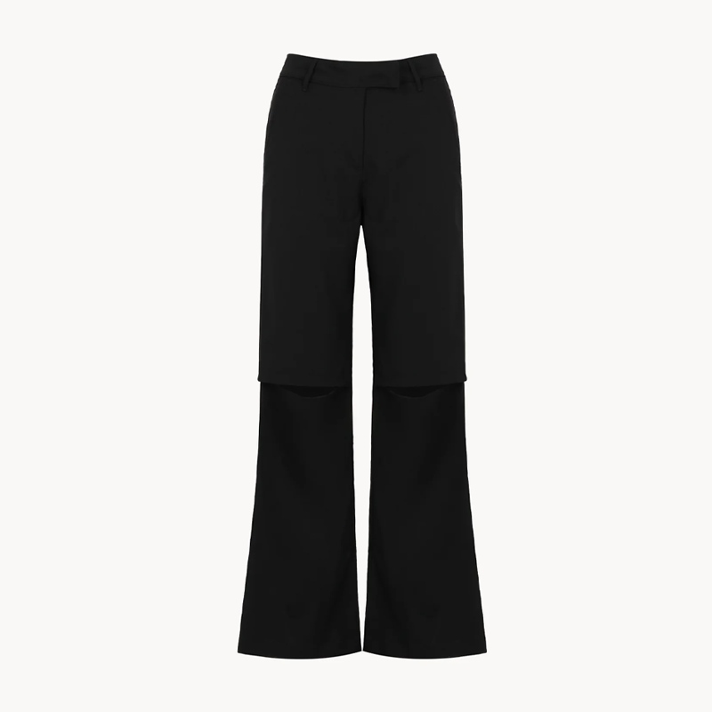 CELEIT CUTOUT PANT BLACK