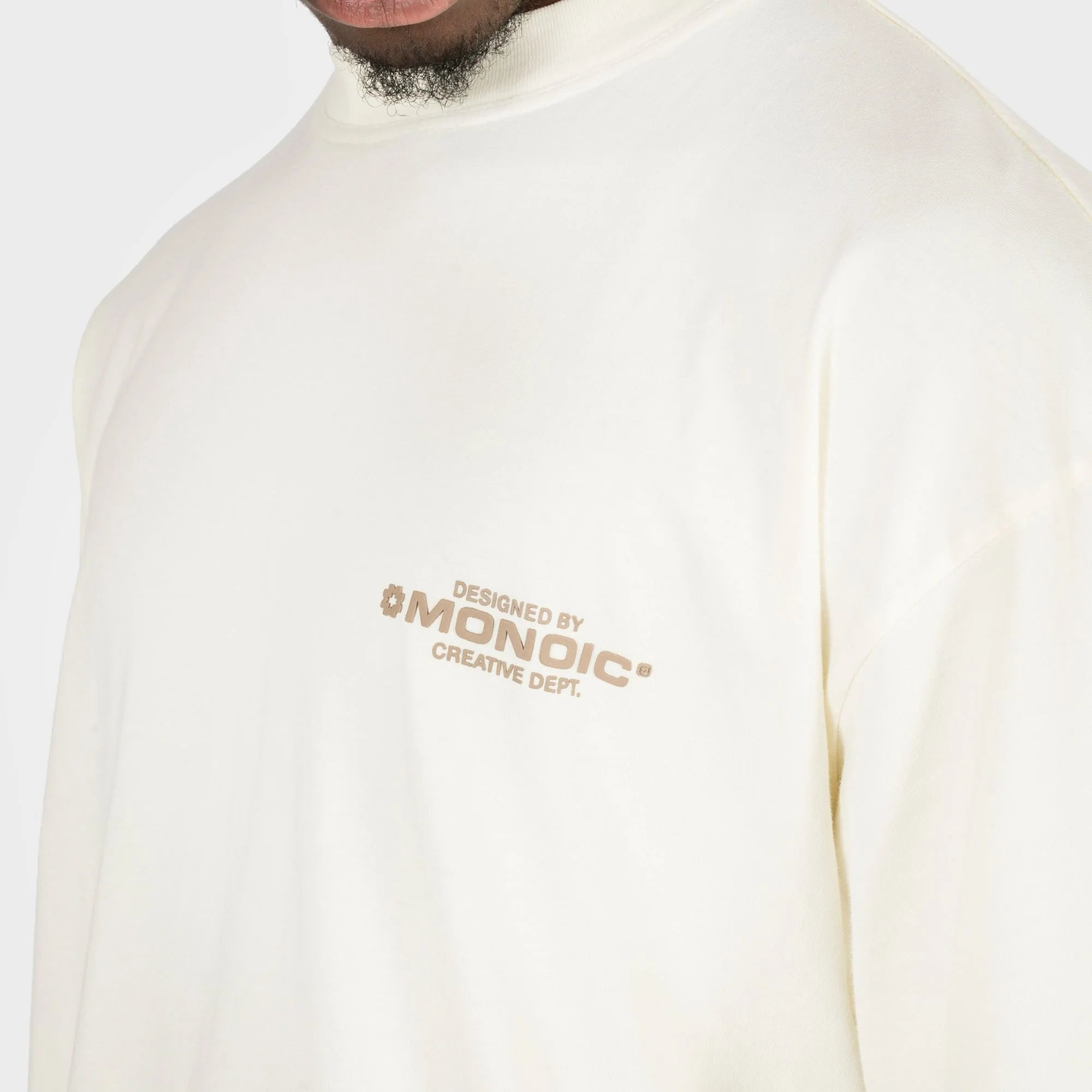 CAMISETA MONOIC WORLDWIDE CREMA