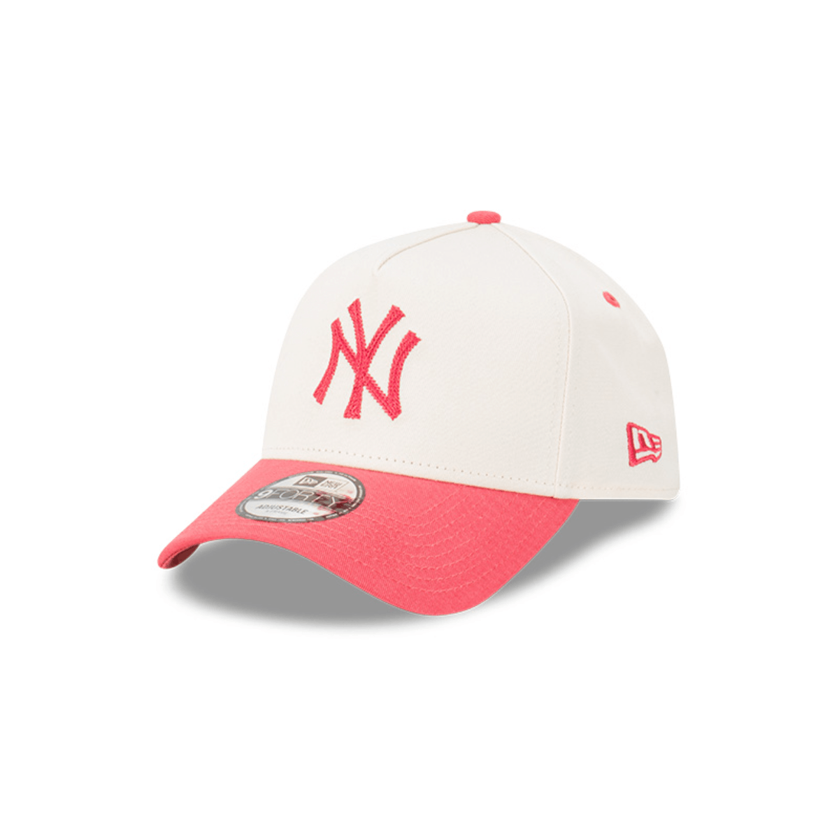 GORRA NEW ERA 9AF NY BEIGE ROSADO