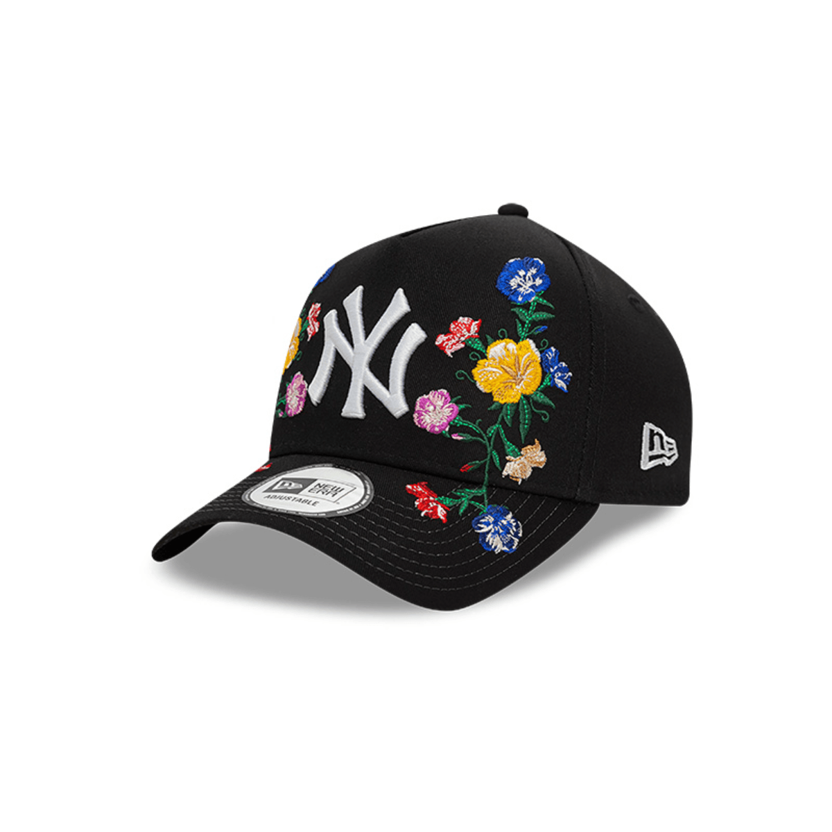 GORRA NEW ERA FLORAL NEGRA NY