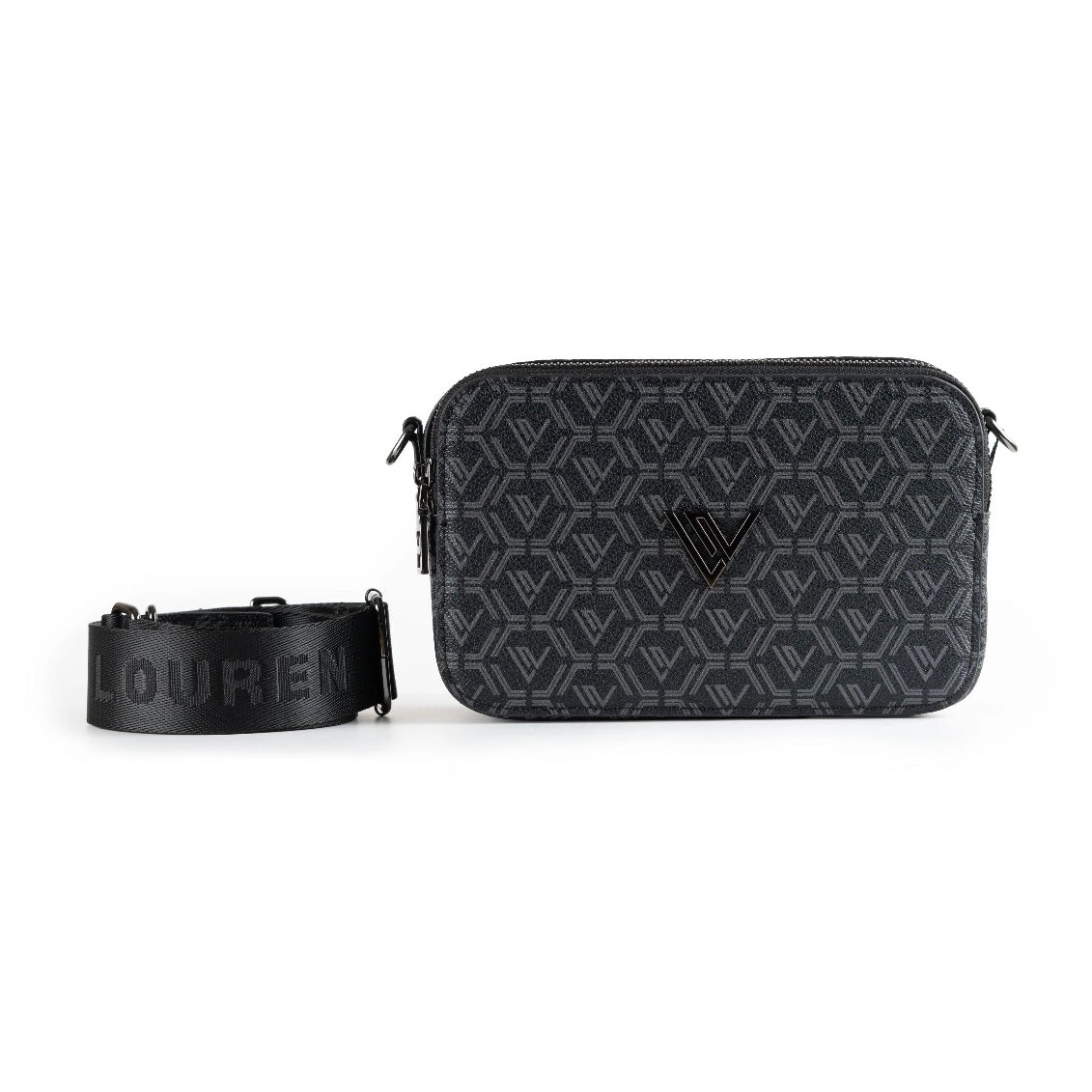 MANOS LIBRES LOUREN MONOGRAM NOIR