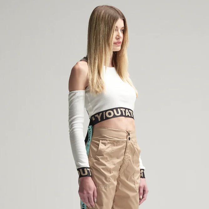 CROP TOP Y-OUT BLANCO UNIQUE