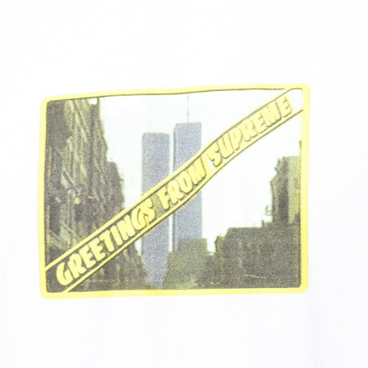 CAMISETA SUPREME GREETINGS FROM S