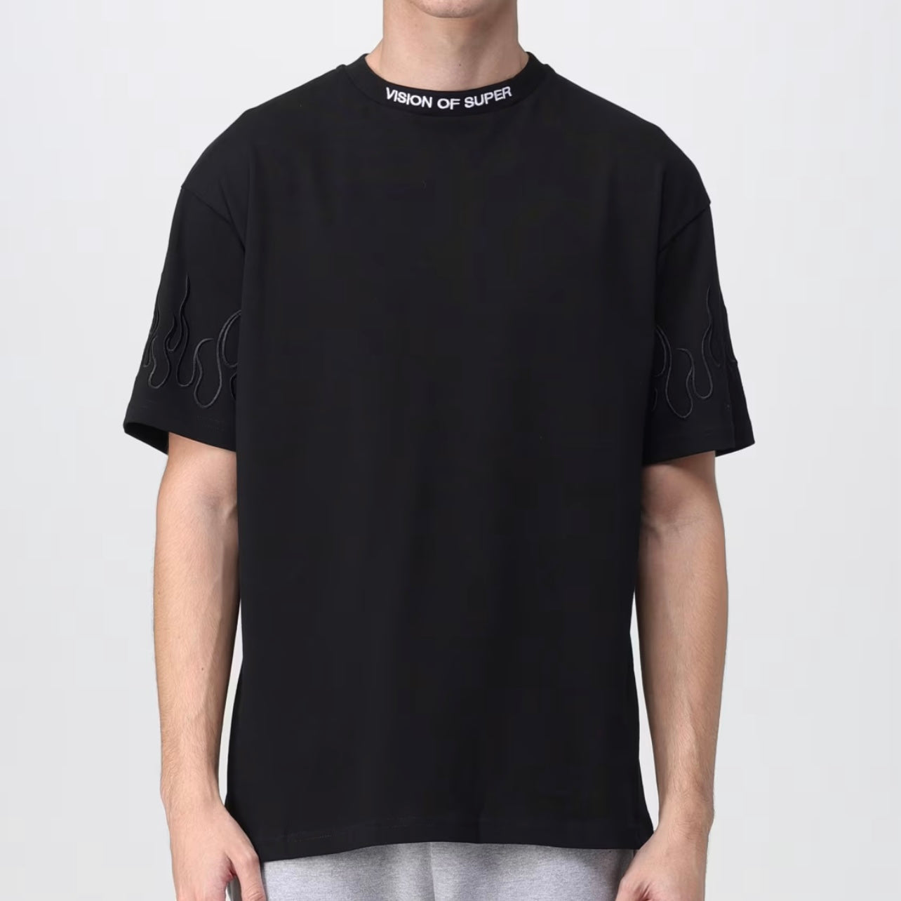 VISION OF SUPER BLACK T-SHIRT