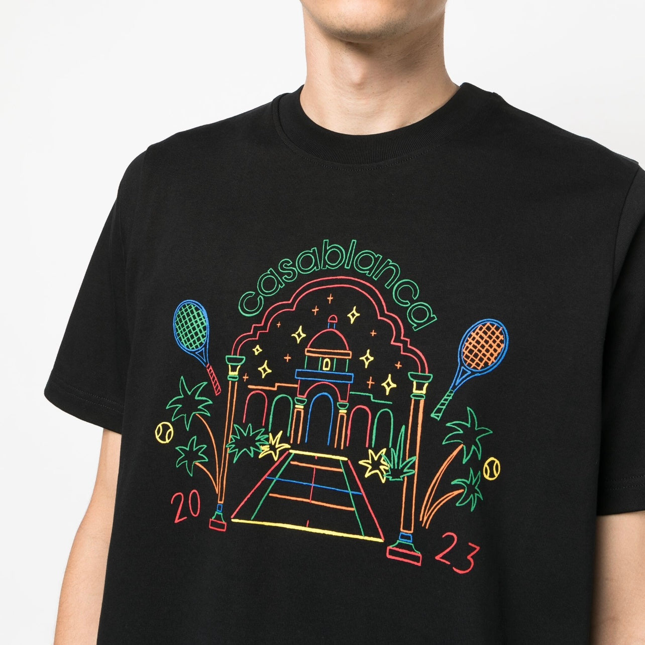 CAMISETA CASA BLANCA RAINBOW CRAYON