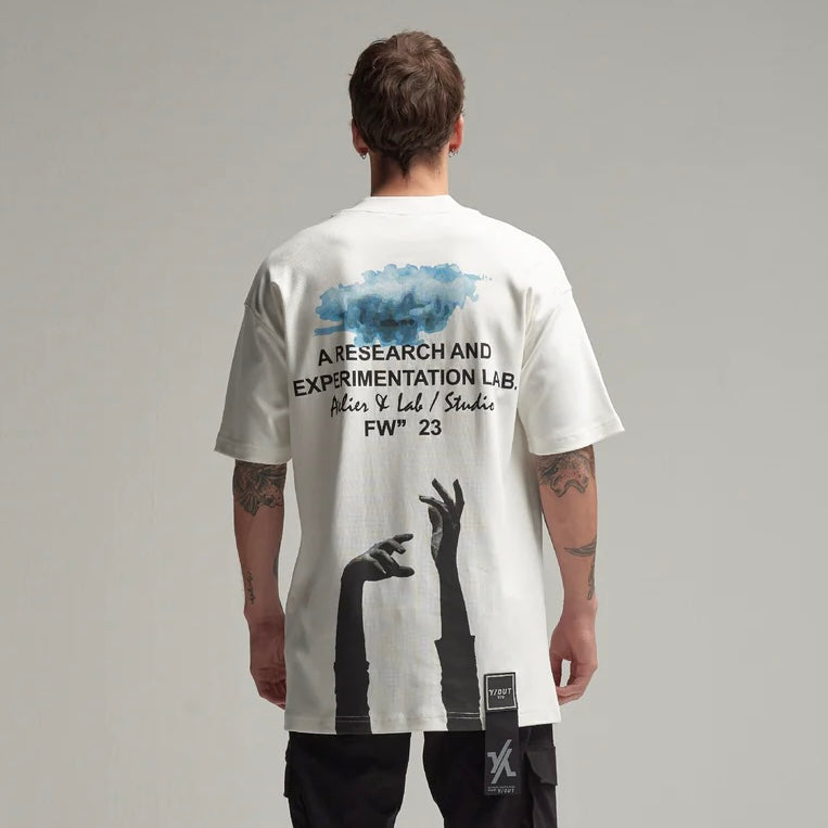 CAMISETA Y-OUT BLANCA SPOT