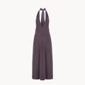 CELEIT OPENBACK DRESS BROWN