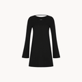 CELEIT LABEL DRESS BLACK