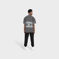 CAMISETA MONOIC STUDIO DE CRÉATION GRIS LAVADO Y AZUL