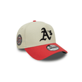 GORRA NEW ERA CHROME CORAL A’S CREMA ROSADO