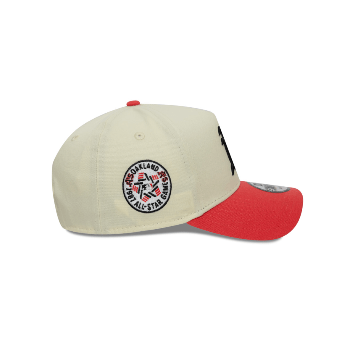 GORRA NEW ERA CHROME CORAL A’S CREMA ROSADO