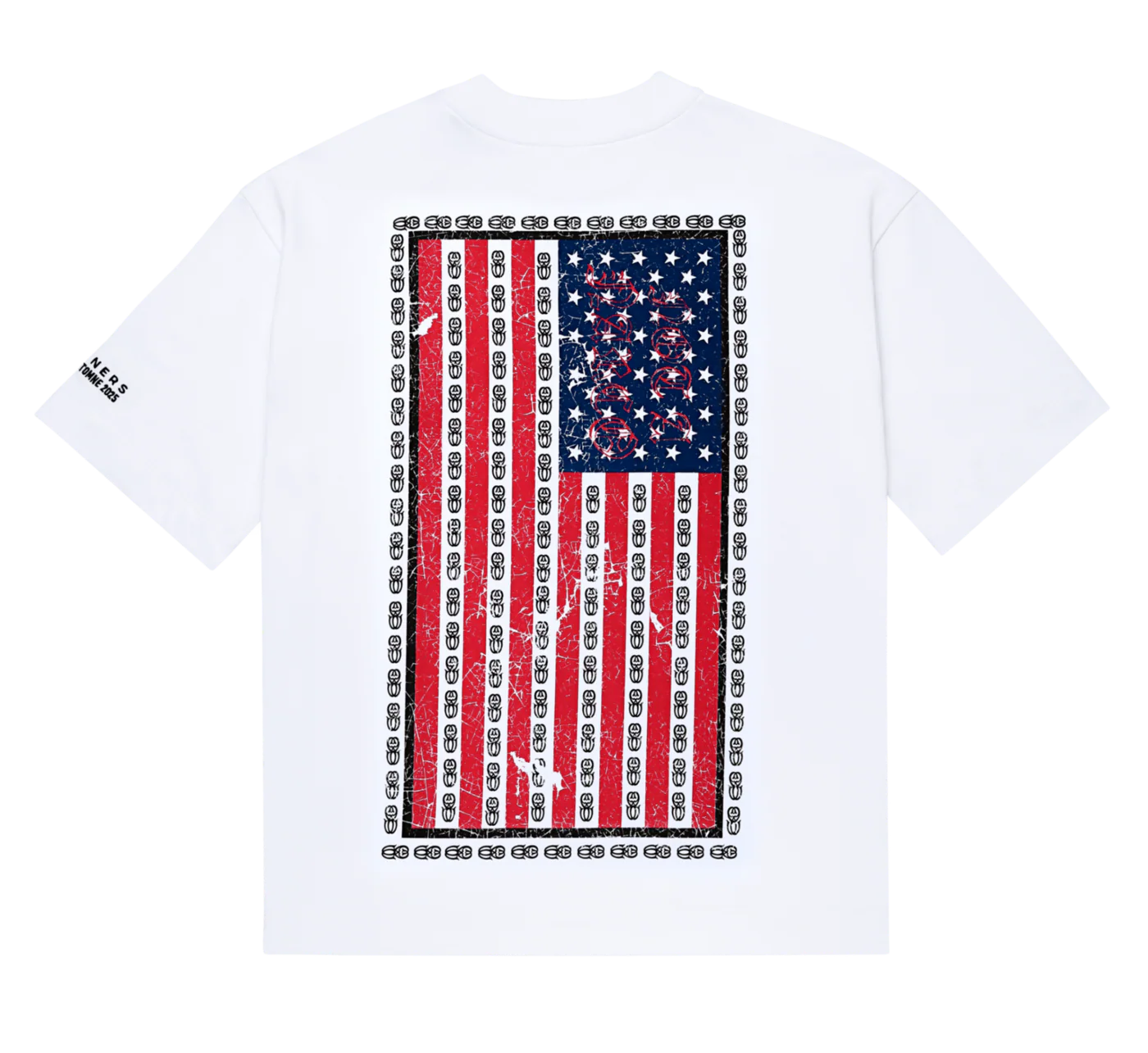 CAMISETA SINNERS AMERICAN HORROR WHITE