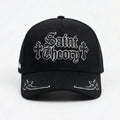 GORRA SAINT THEORY SILENT CROSS BLACK WHITE