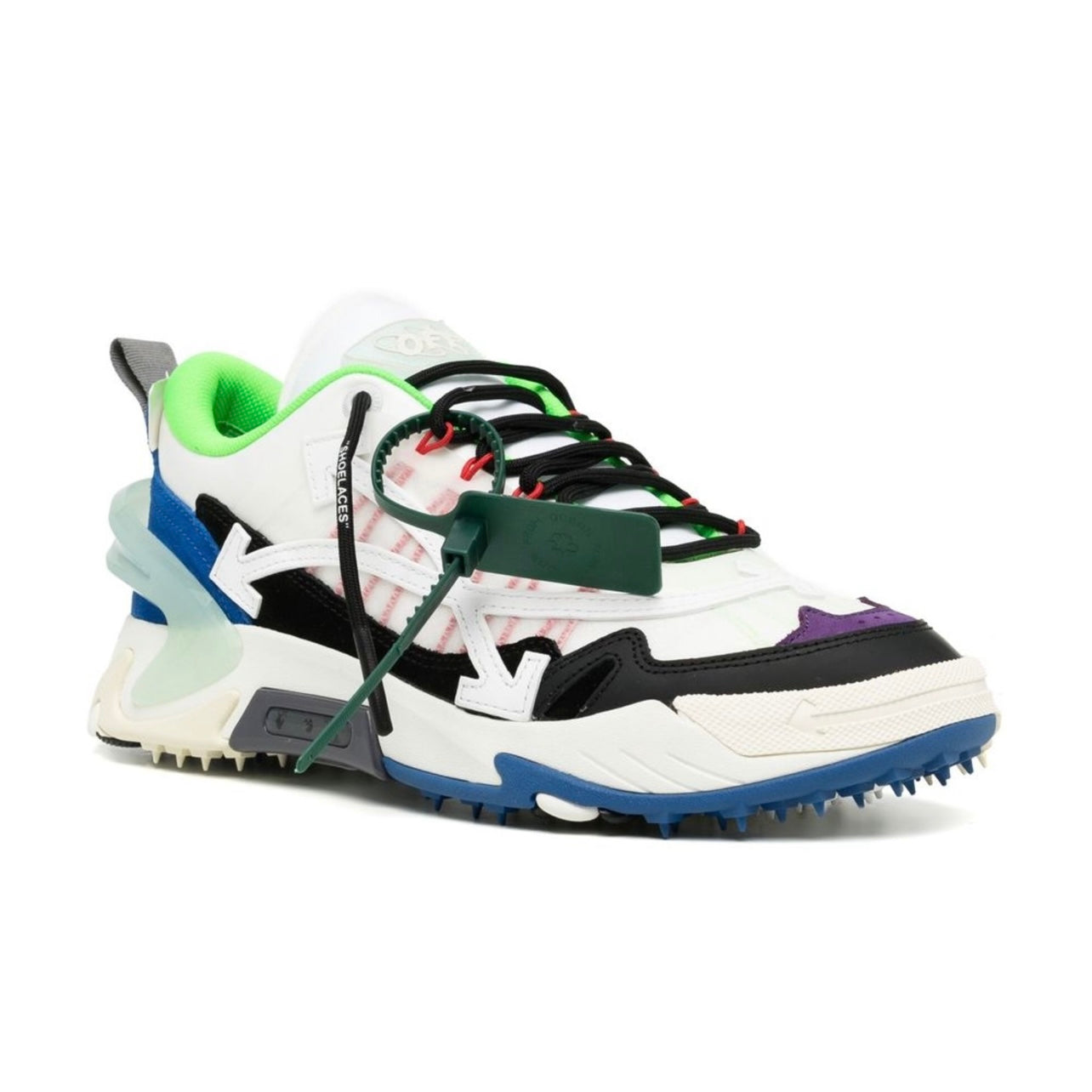 ZAPATOS OFF WHITE ODSY-2000 BLANCO Y VERDE