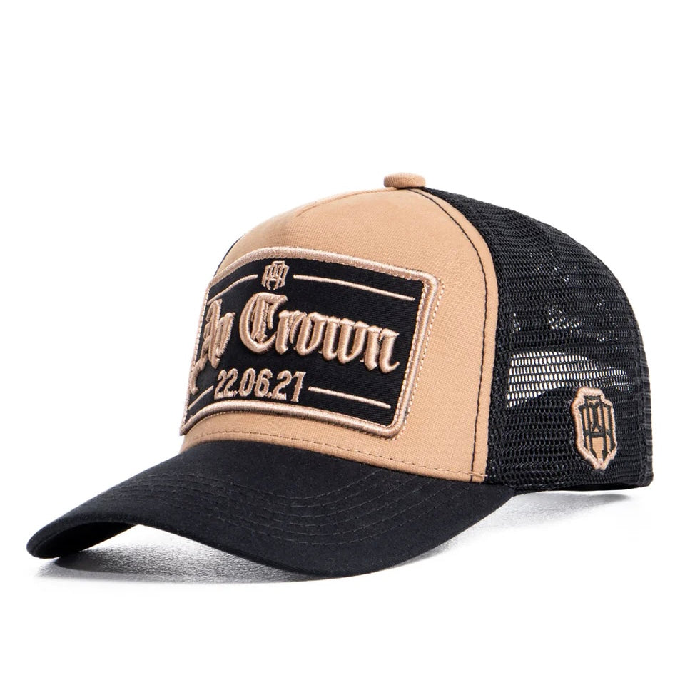 GORRA AP CROWN BROWN APATCH
