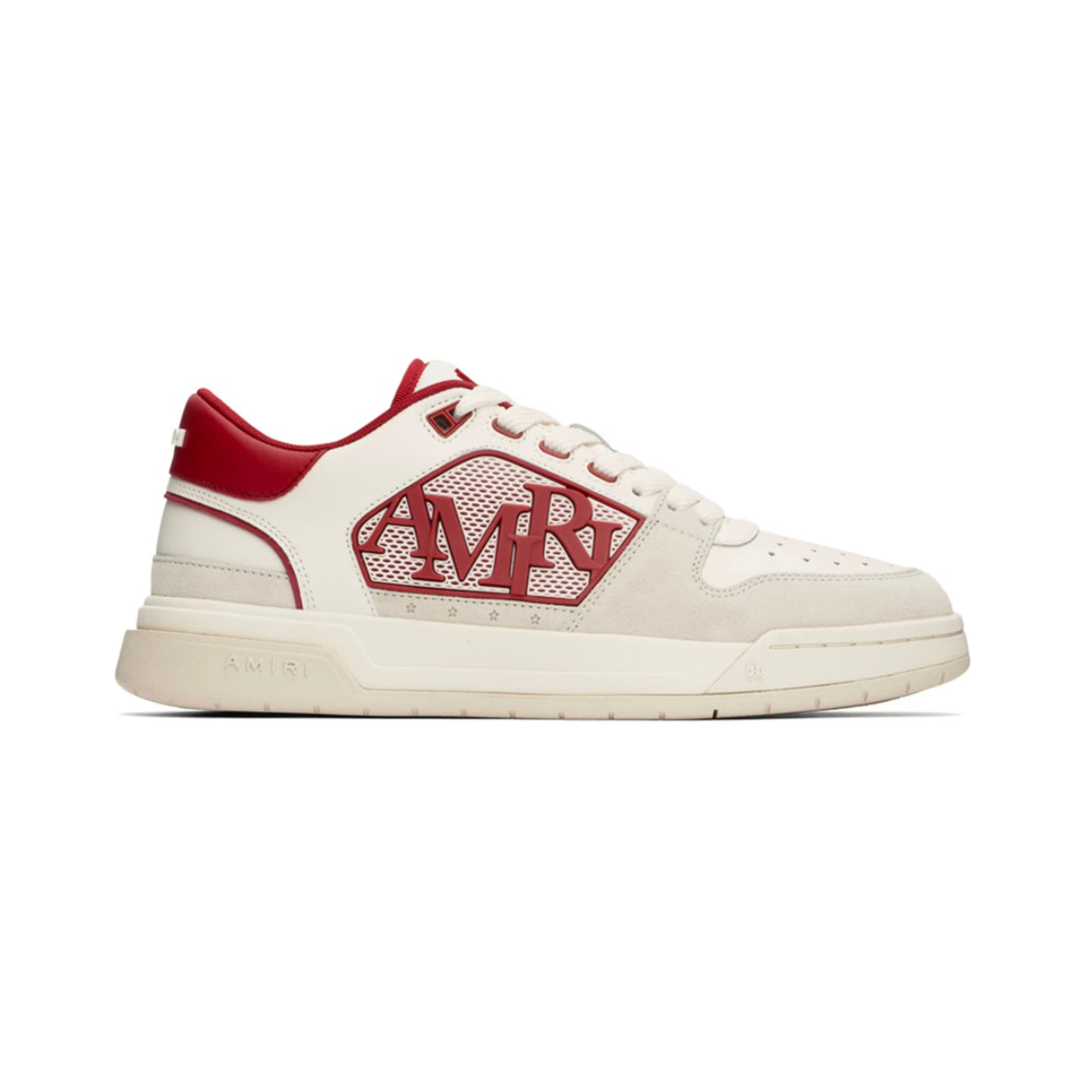 ZAPATOS AMIRI CLASIC CREMA ROJO