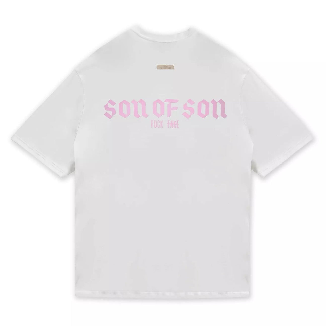 CAMISETA SON OF SON WHITE/ROSA