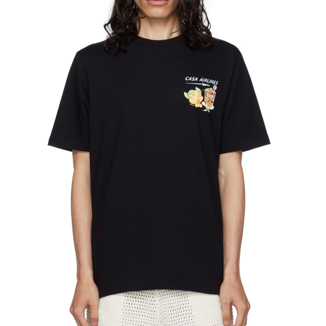 CAMISETA CASA BLANCA NEGRA AIRLINES