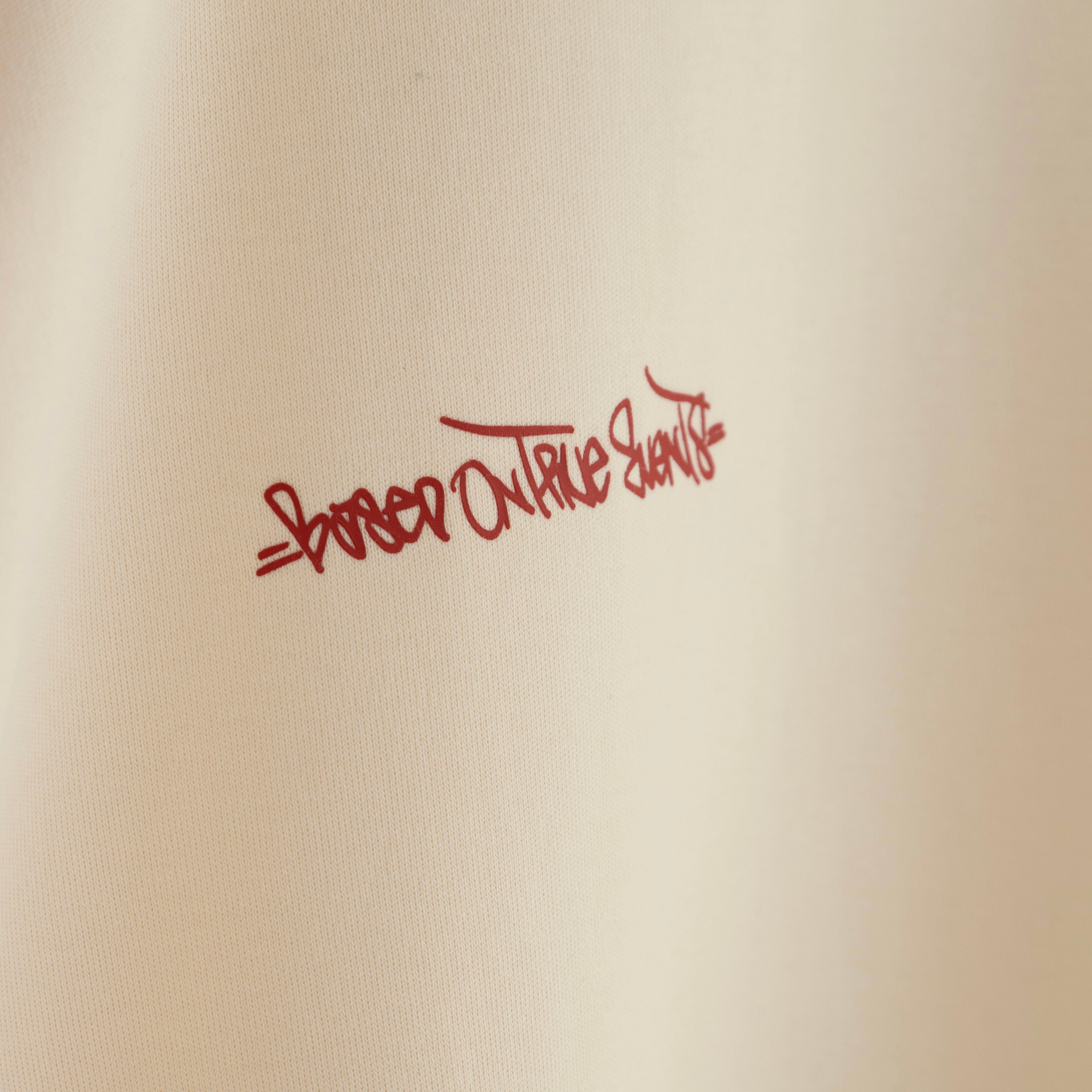 CAMISETA SON OF SON WHITE CREAM/RED