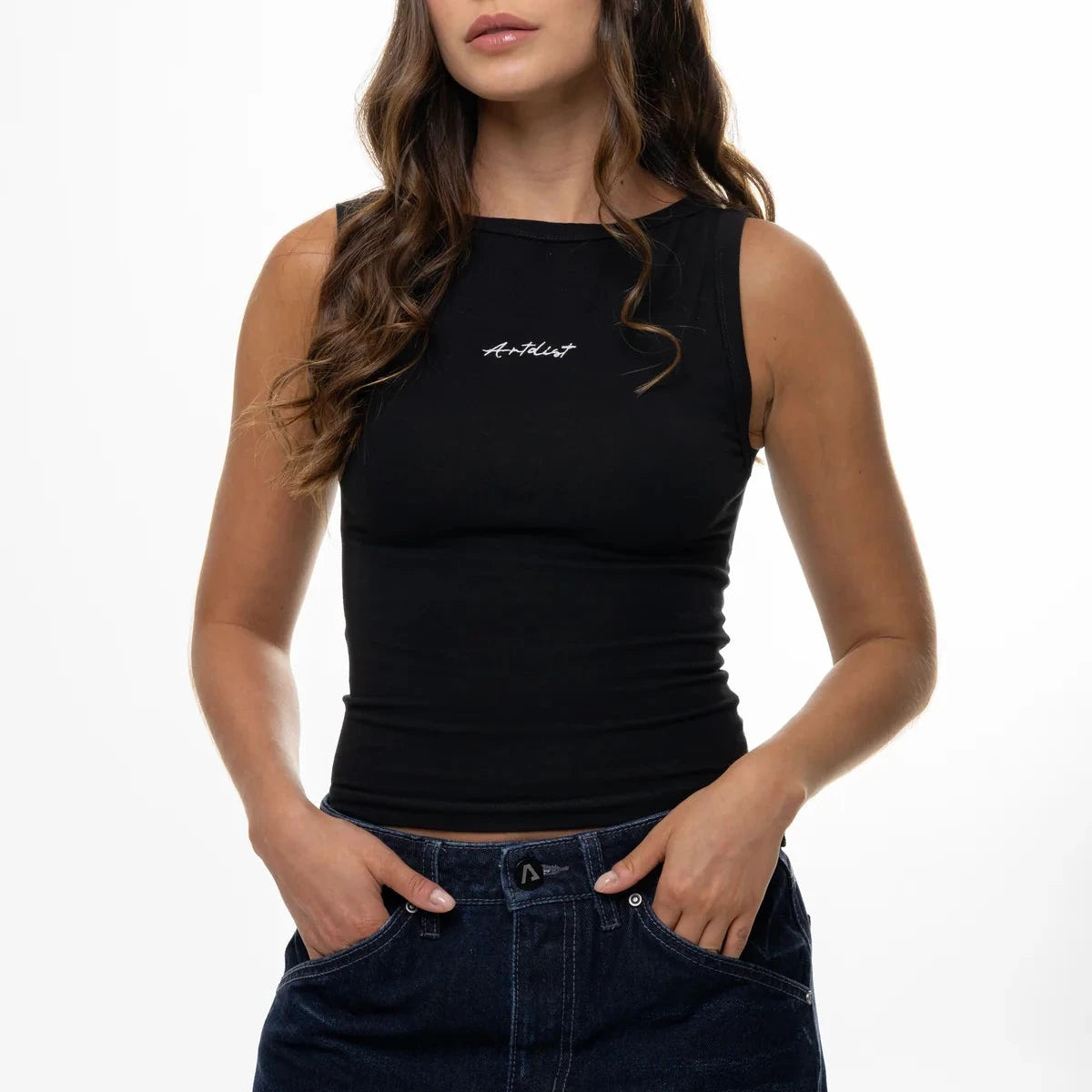 TANK TOP ARTDIST MUJER GRAIN BLACK