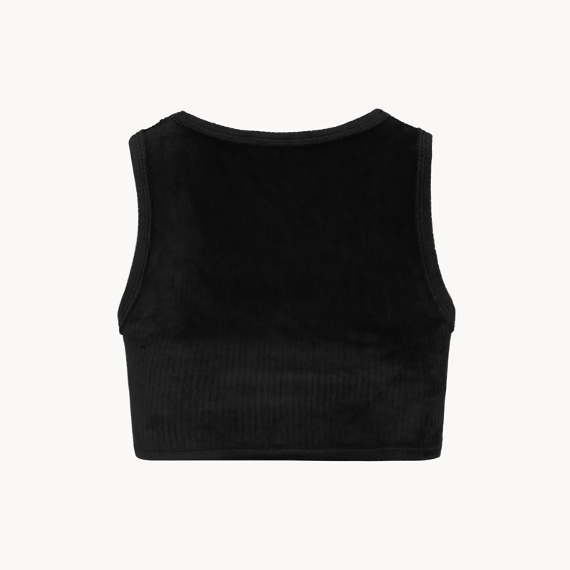 CELEIT EMBOSSING CROP TOP