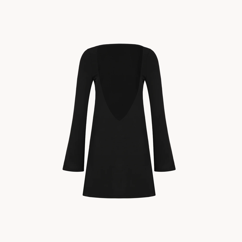 CELEIT LABEL DRESS BLACK