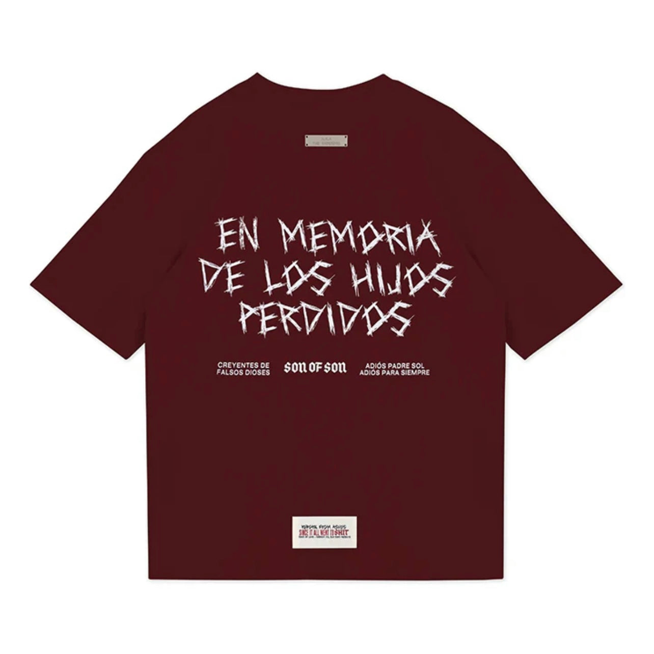 CAMISETA SON OF SON OVERSIZE RED LOST SONS