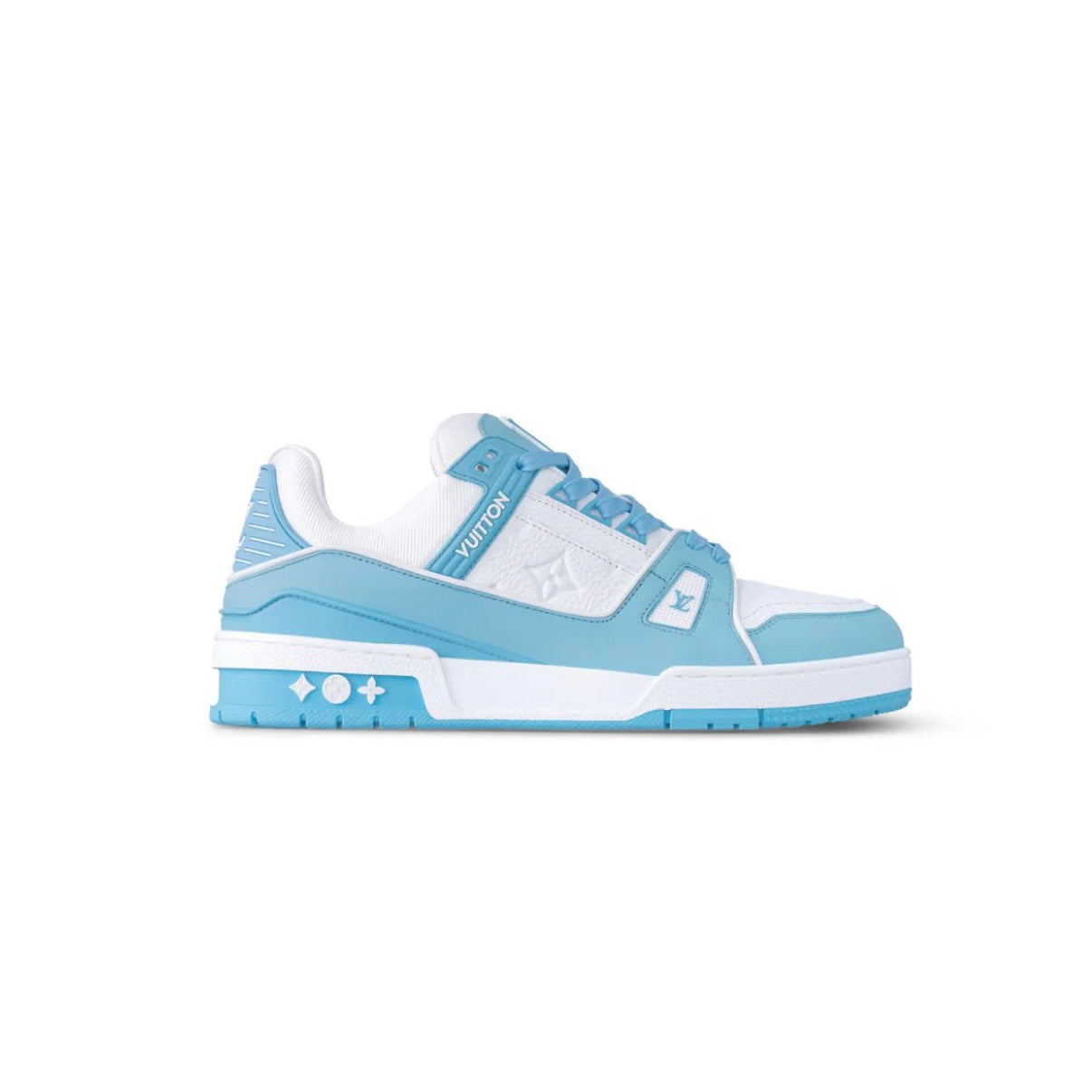 ZAPATOS LOUIS VUITTON TRAINNER BABY BLUE