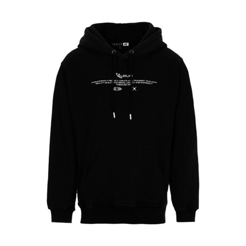BUZO AURUM INFINITY BLACK HOODIE