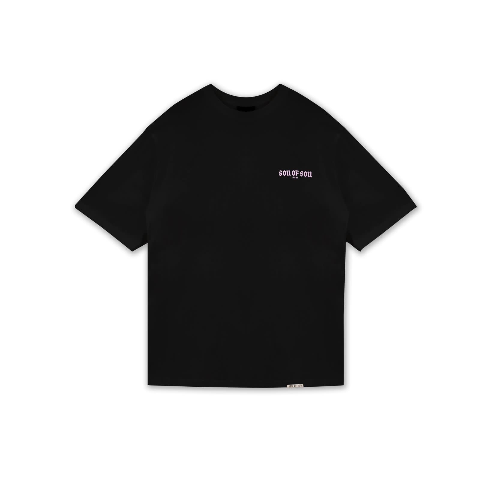 CAMISETA SON OF SON BLACK/ROSA